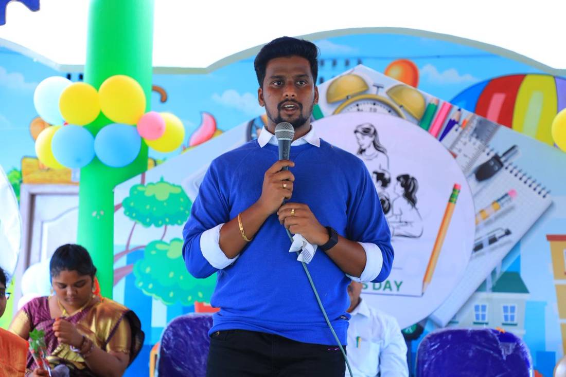 Teacher's Day celebration with balloons